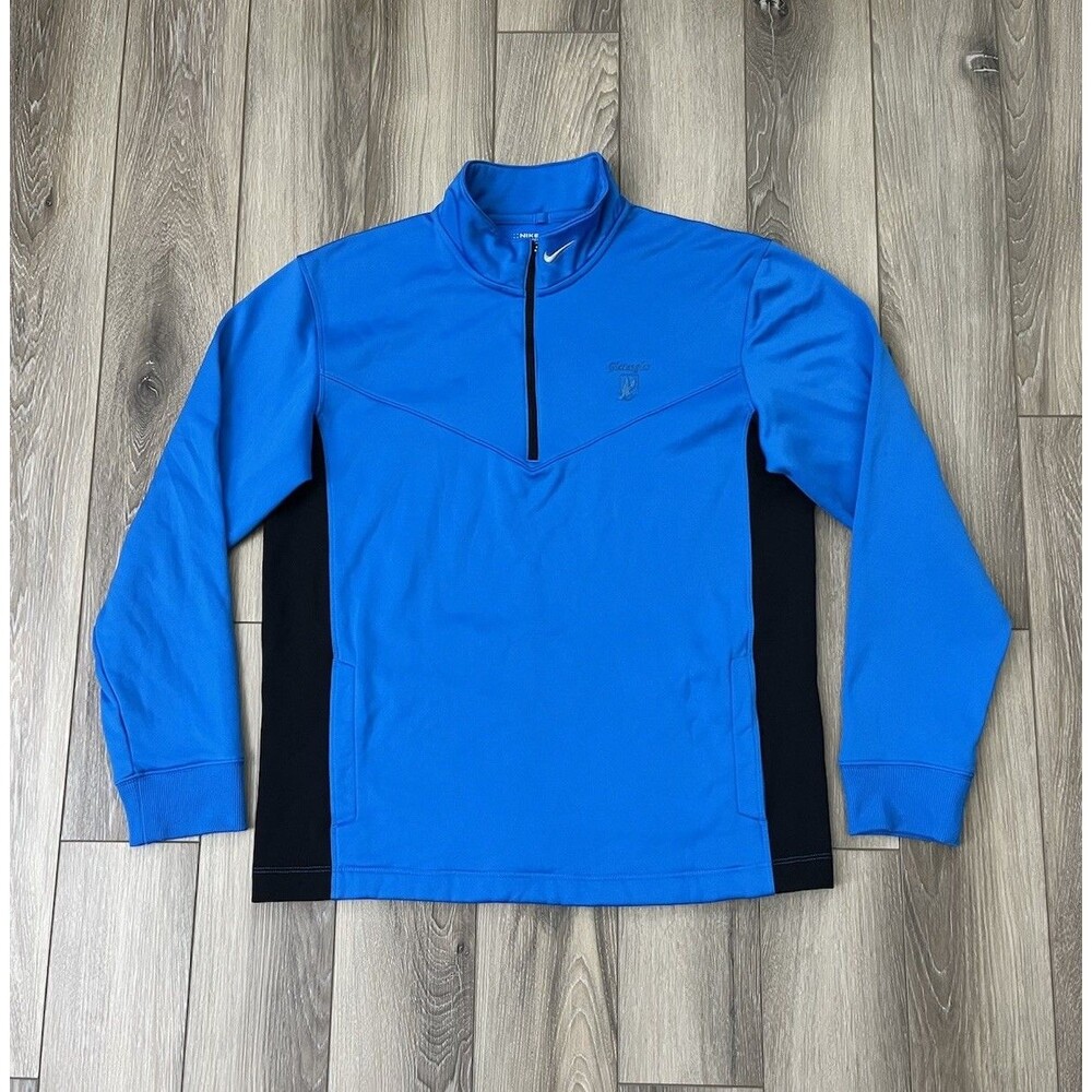 Nike Golf Tour Performance Therma Fit Gleneagles Golf Mock Neck Pullover Mens M